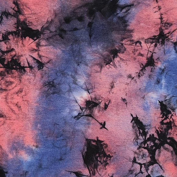 VOCAL Tunic Top Womens Small Purple Blue Pink Tie Dye Studded Boho USA Fairy Y2K - Picture 9 of 14